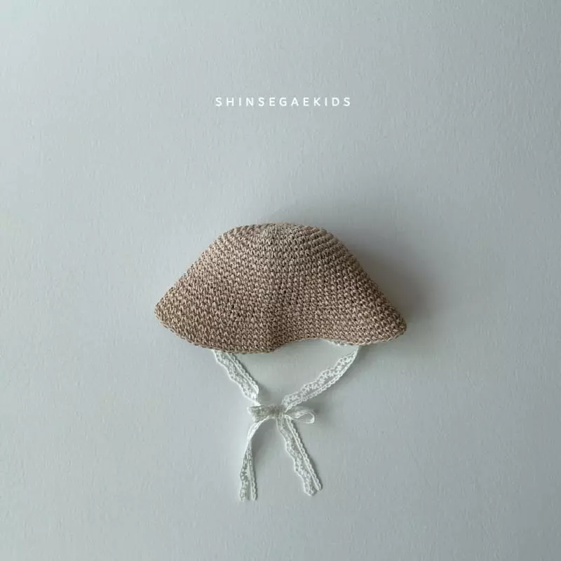 Shinseage Kids - Korean Children Fashion - #kidsshorts - Stitch Lace Bonnet - 3