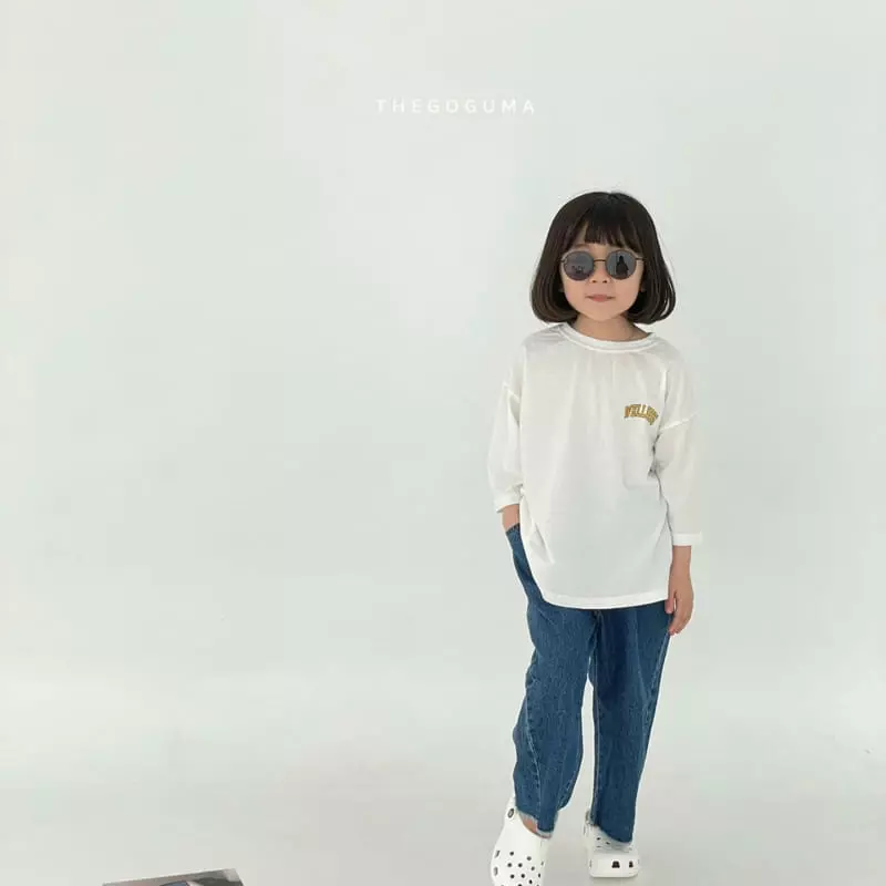 Shinseage Kids - Korean Children Fashion - #littlefashionista - Over Cut Jeans - 6