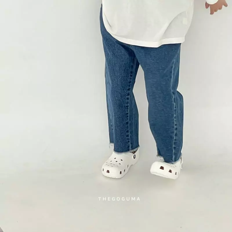 Shinseage Kids - Korean Children Fashion - #minifashionista - Over Cut Jeans - 8