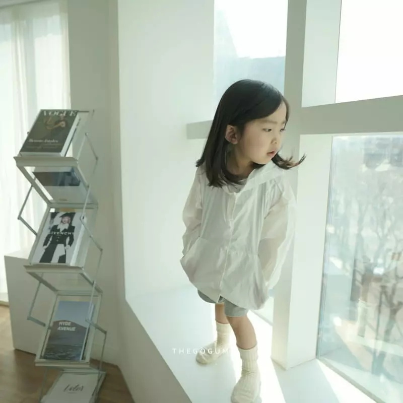Shinseage Kids - Korean Children Fashion - #prettylittlegirls - White Windbreaker - 5