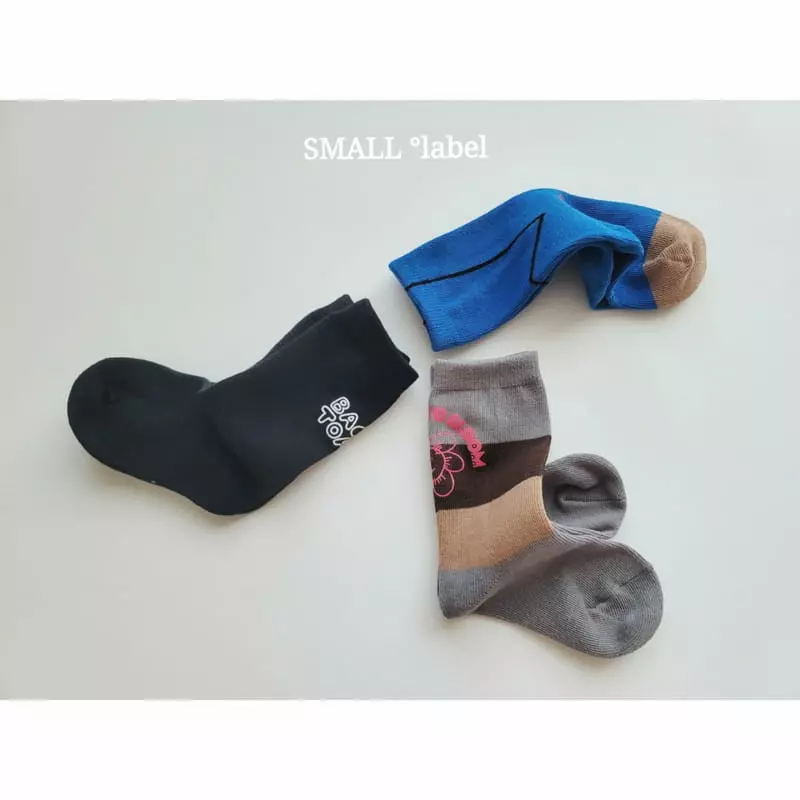 Small Label - Korean Children Fashion - #fashionkids - Toast Socks [set of 3] - 9
