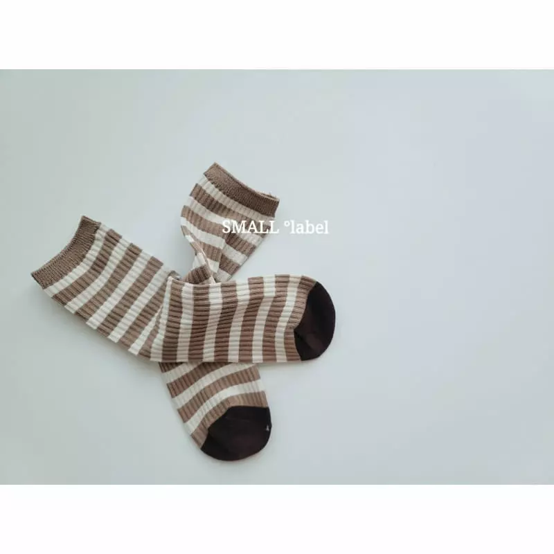 Small Label - Korean Children Fashion - #fashionkids - Stripes Socks [set of 3] - 7