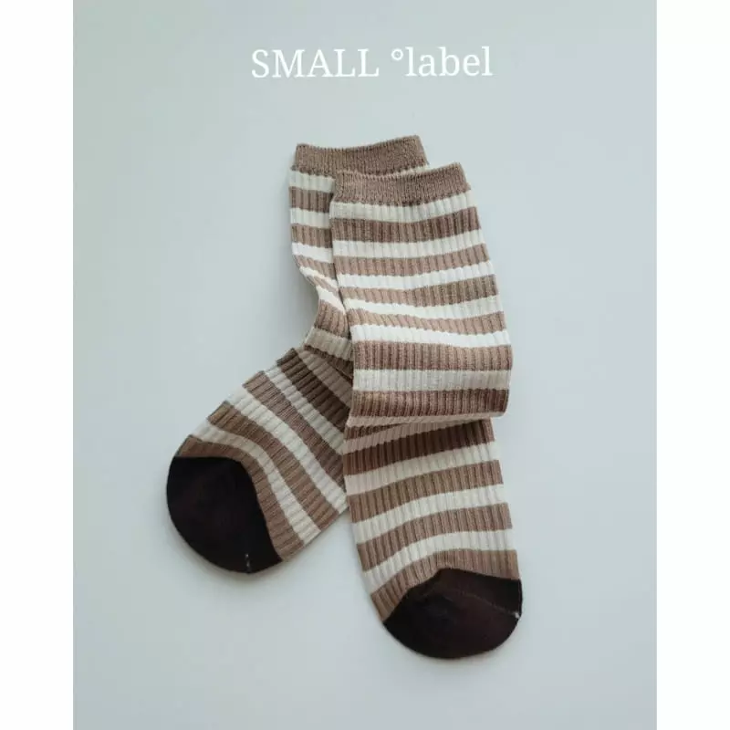 Small Label - Korean Children Fashion - #kidsshorts - Stripes Socks [set of 3] - 8