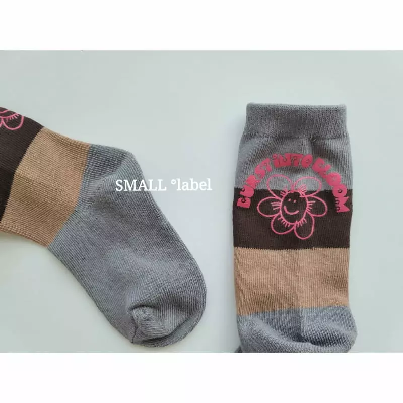 Small Label - Korean Children Fashion - #kidzfashiontrend - Toast Socks [set of 3] - 12