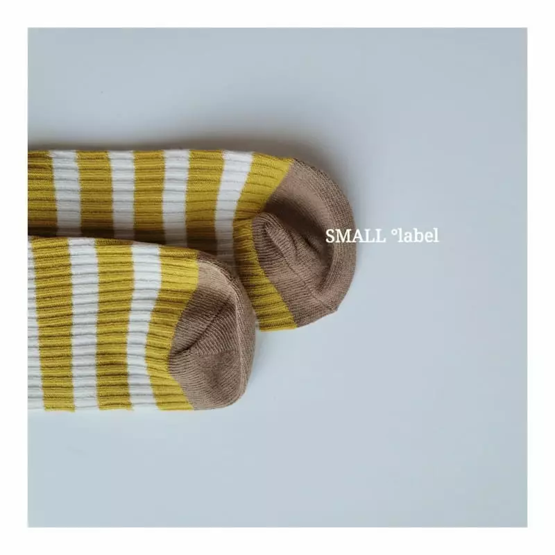Small Label - Korean Children Fashion - #littlefashionista - Stripes Socks [set of 3] - 12
