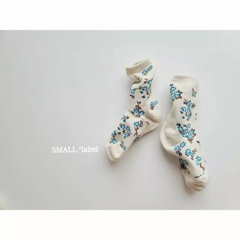 Small Label - Korean Children Fashion - #littlefashionista - Small Flower Socks [set of 3] - 4
