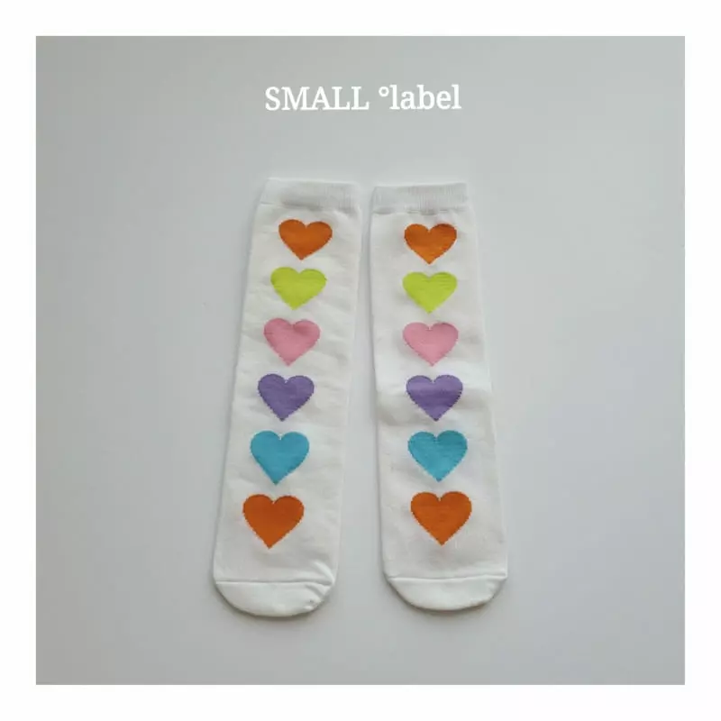 Small Label - Korean Children Fashion - #minifashionista - Heart Socks [set of 4] - 4