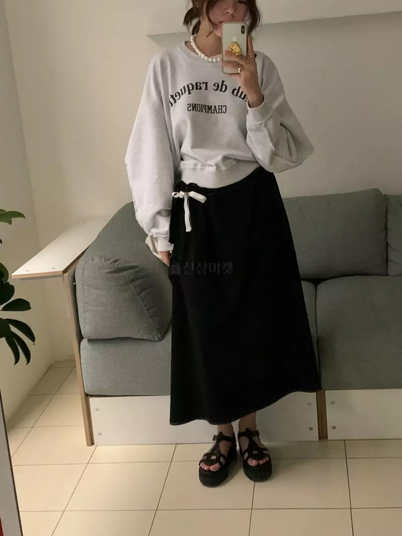 Sof - Korean Women Fashion - #momslook - River Sweatshirt