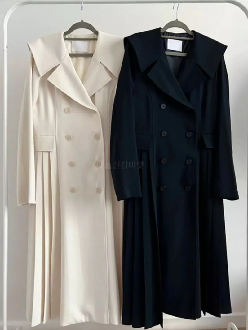 Sof - Korean Women Fashion - #womensfashion - Sailor Wrinkle One-piece - 4
