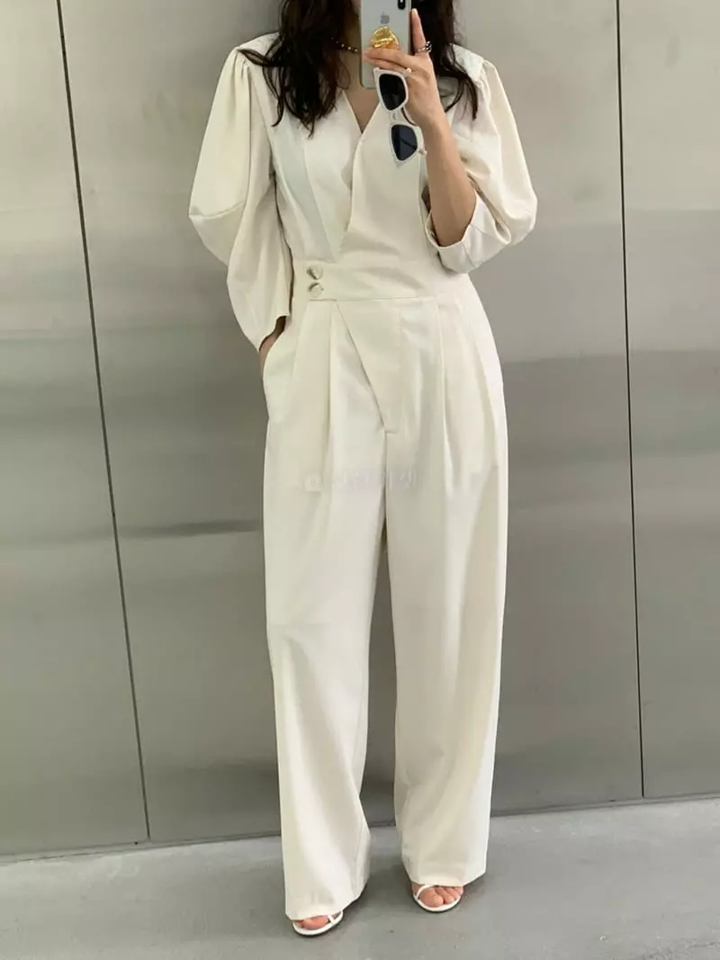 Sof - Korean Women Fashion - #momslook - Puff Jumpsuit - 3
