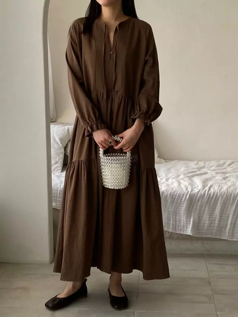 Sof - Korean Women Fashion - #womensfashion - Nature One-piece