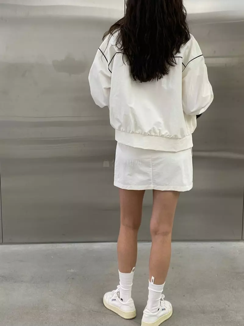 Sof - Korean Women Fashion - #womensfashion - Piping Skirt - 3