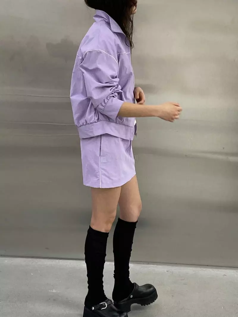 Sof - Korean Women Fashion - #momslook - Piping Jumper - 4