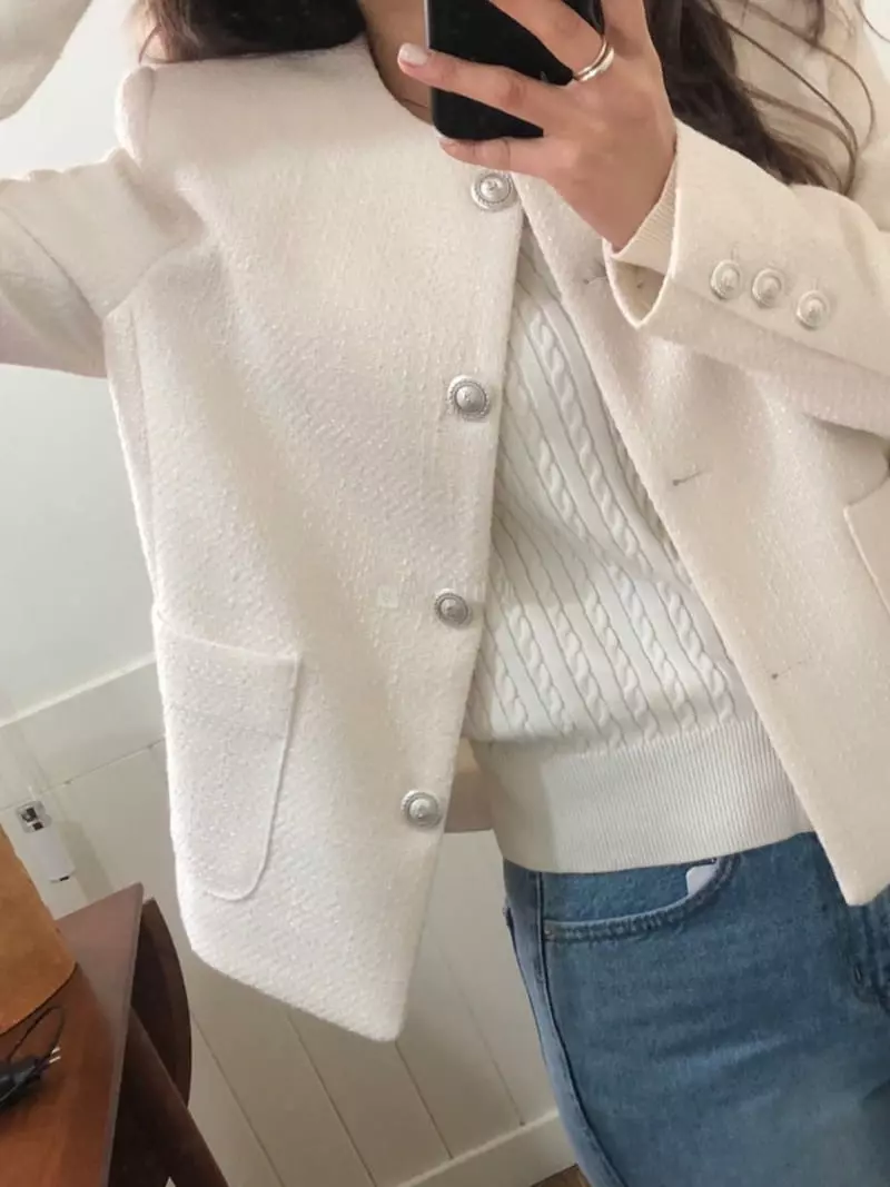 Sono De Seoul - Korean Women Fashion - #shopsmall - Twid JAcket - 11