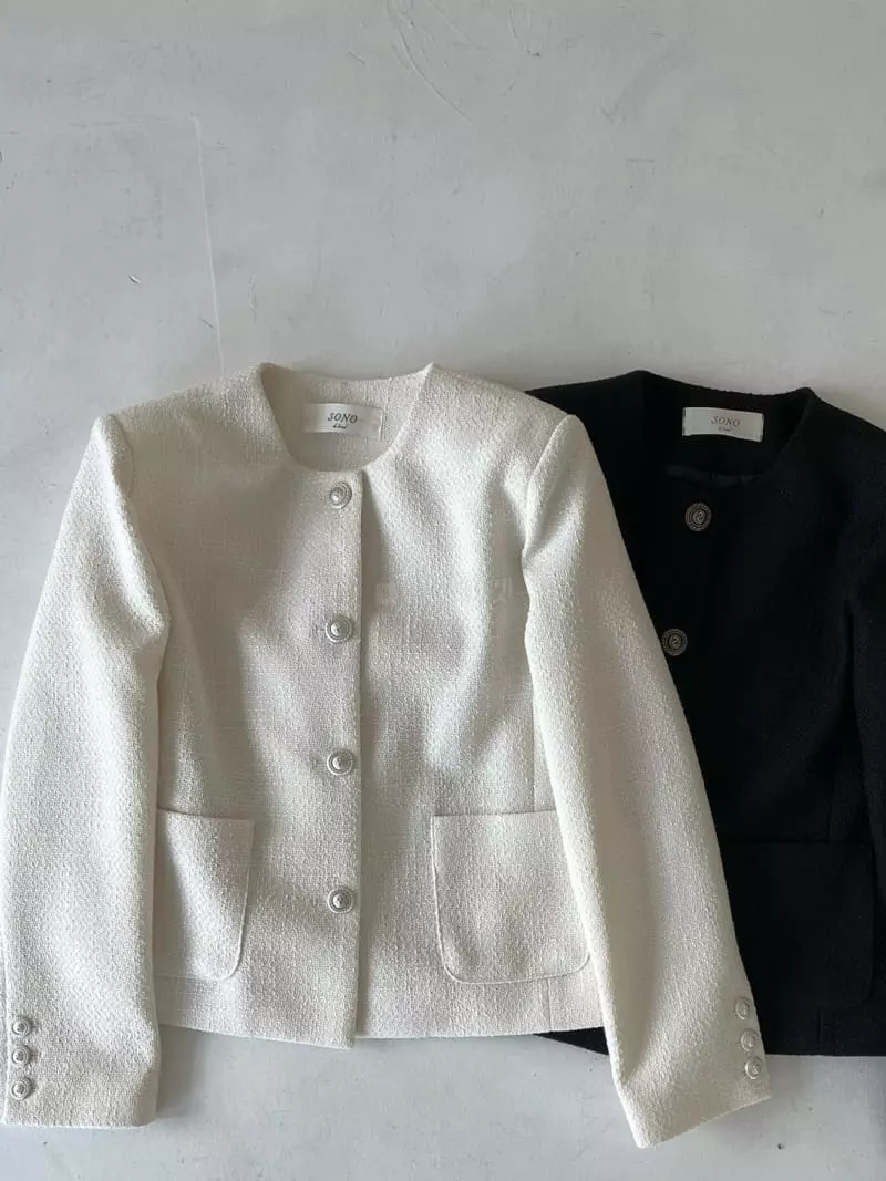 Sono De Seoul - Korean Women Fashion - #vintageinspired - Twid JAcket - 6