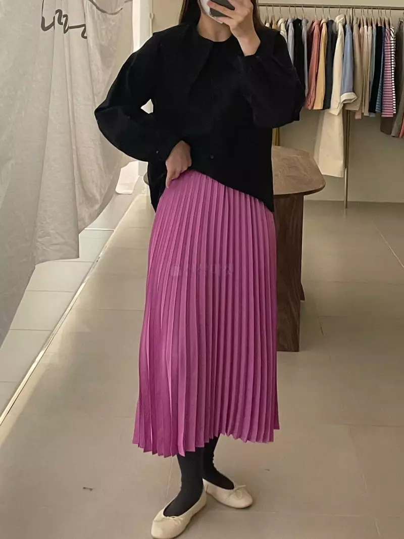 Suivi - Korean Women Fashion - #momslook - Shatin Skirt - 2