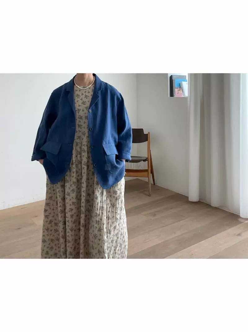 Suivi - Korean Women Fashion - #momslook - Linen Jacket