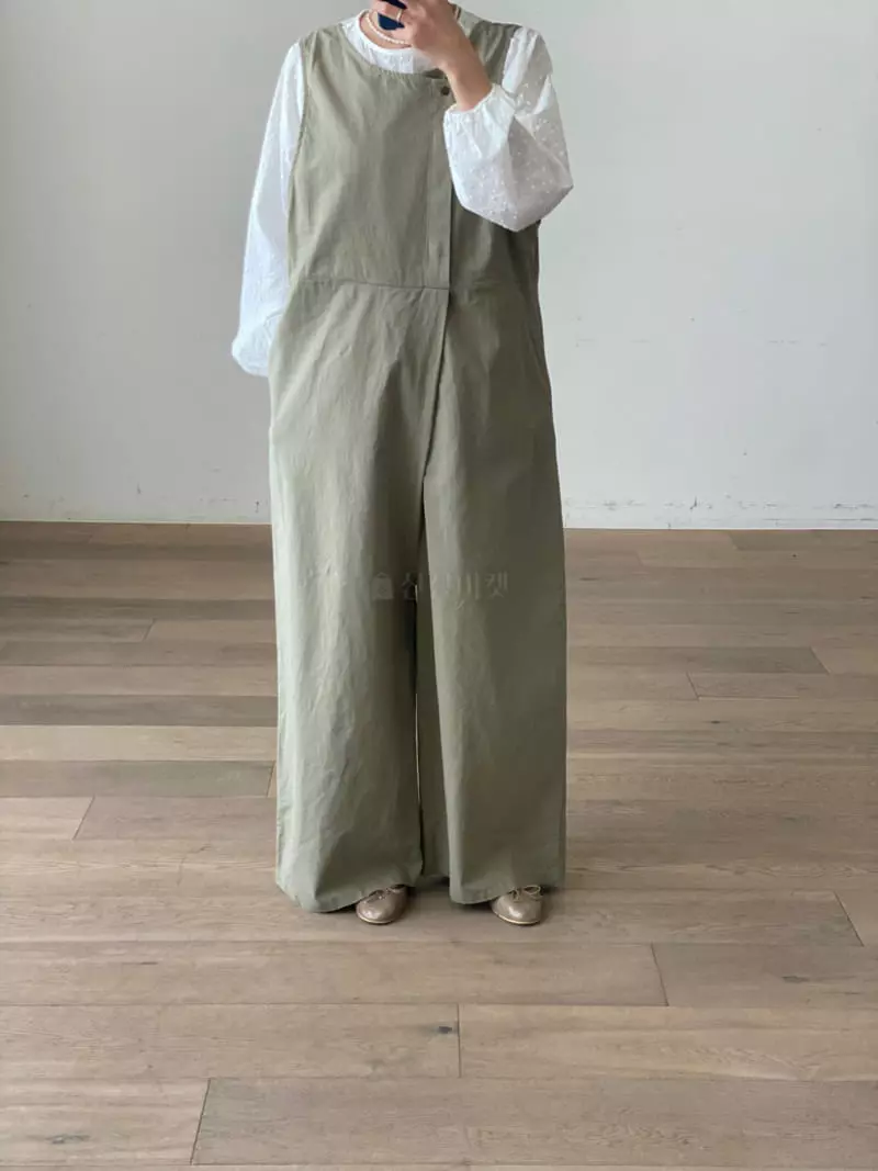 Suivi - Korean Women Fashion - #momslook - Linen Jumpsuit - 2