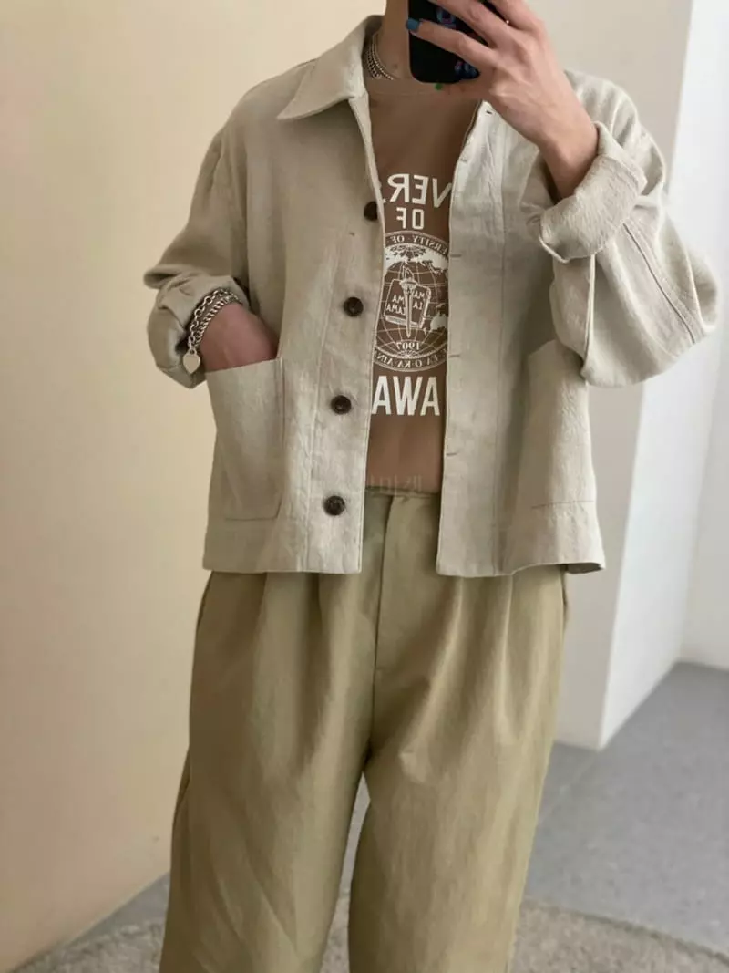 Suivi - Korean Women Fashion - #momslook - Natural Jacket - 3