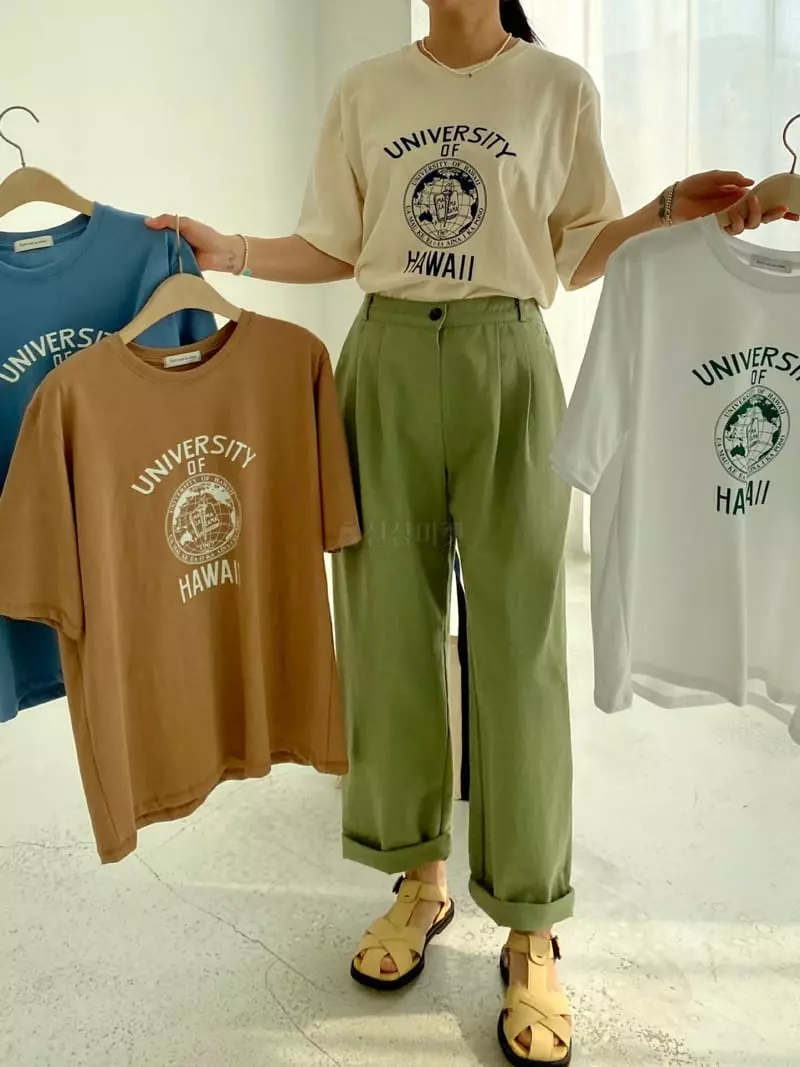 Suivi - Korean Women Fashion - #shopsmall - Hawaii Tee - 7