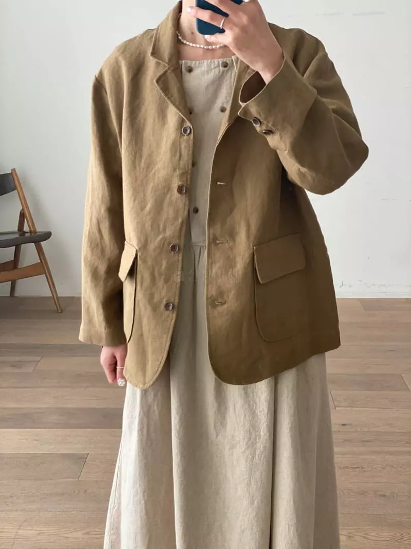 Suivi - Korean Women Fashion - #womensfashion - Linen Jacket - 2