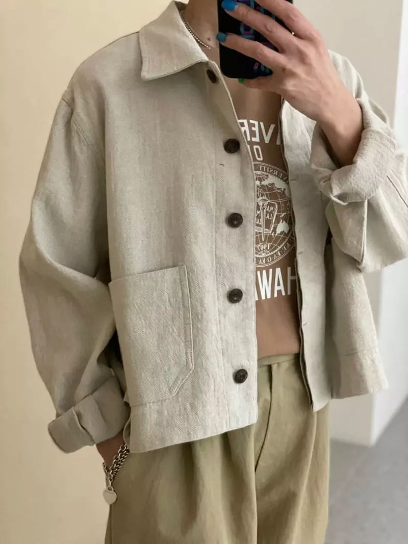 Suivi - Korean Women Fashion - #momslook - Natural Jacket - 4