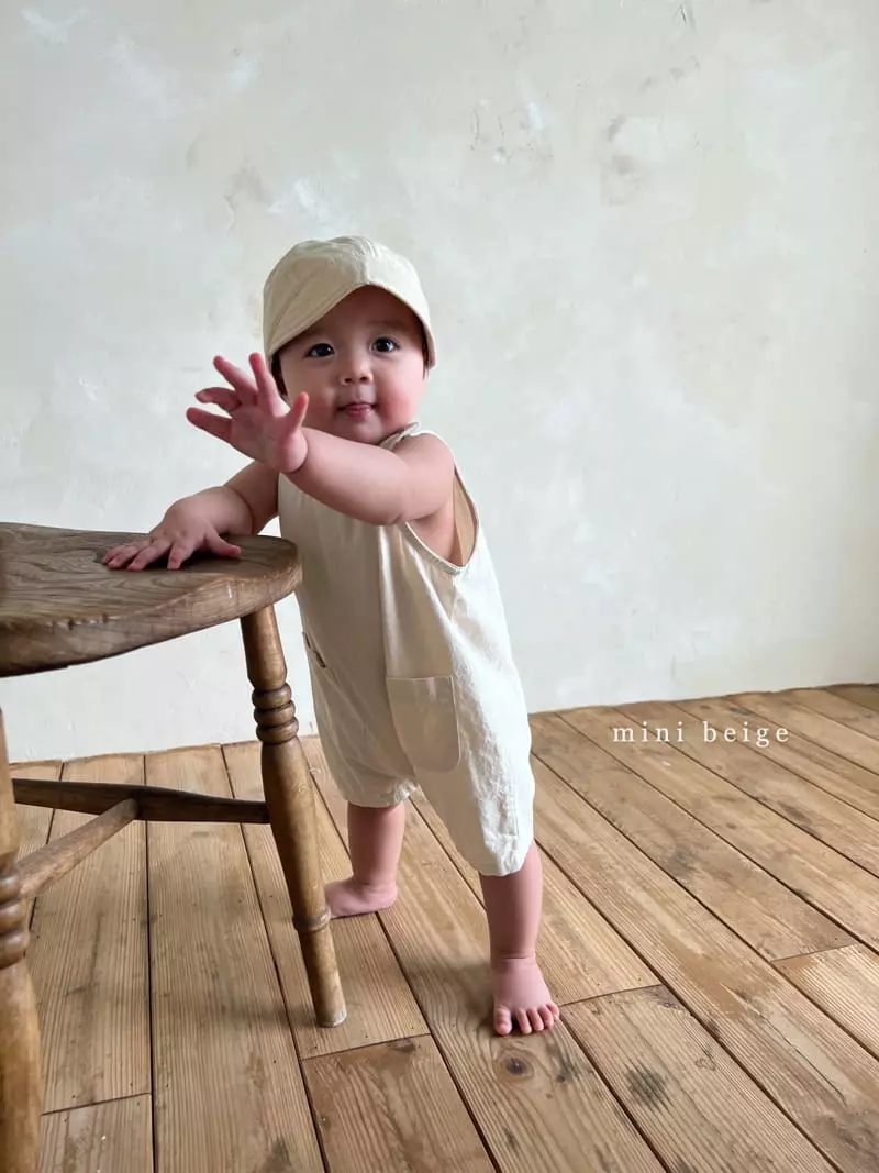 The Beige - Korean Baby Fashion - #babyfashion - Pocket Bodysuit - 3