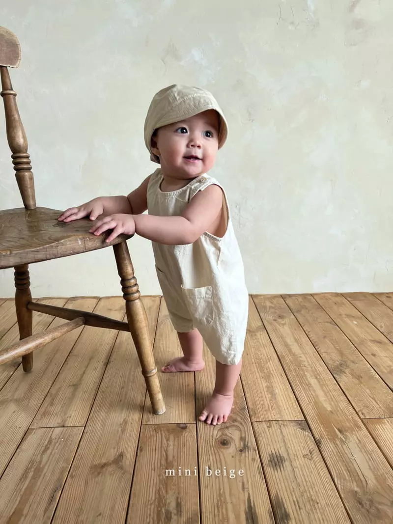 The Beige - Korean Baby Fashion - #babyfashion - Pocket Bodysuit - 4