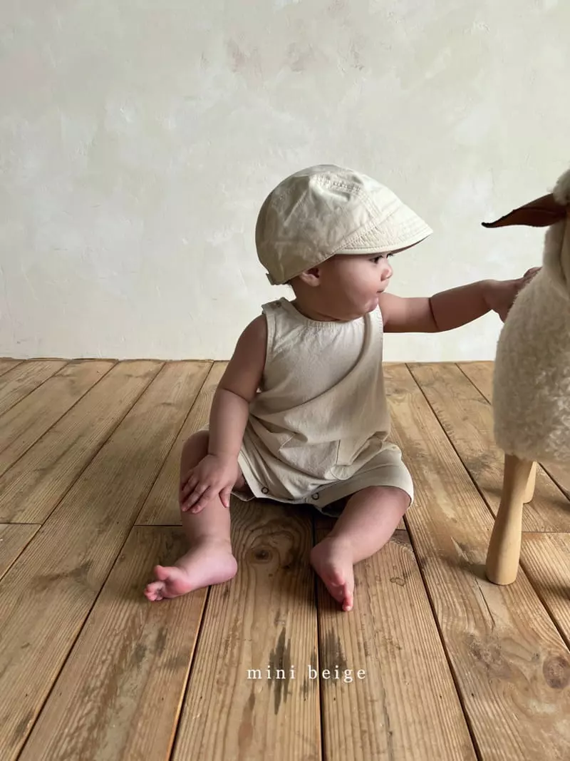 The Beige - Korean Baby Fashion - #babylifestyle - Pocket Bodysuit - 6
