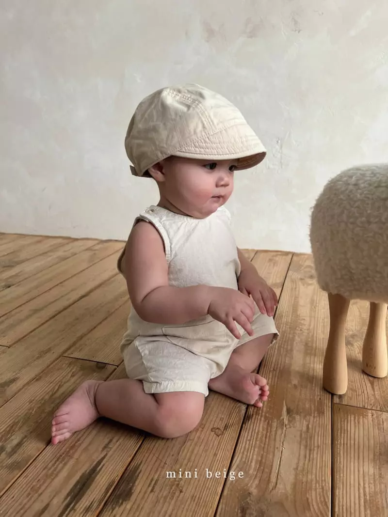 The Beige - Korean Baby Fashion - #babyoninstagram - Pocket Bodysuit - 7