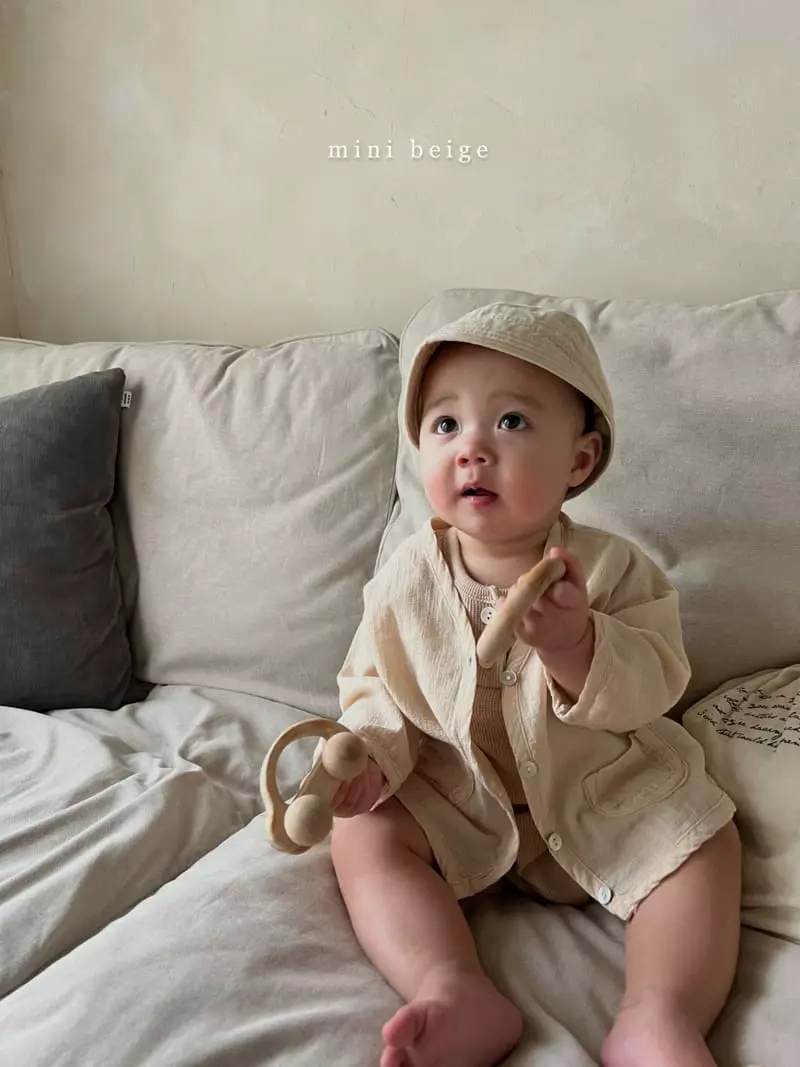 The Beige - Korean Baby Fashion - #onlinebabyboutique - Bebe Cardigan - 4
