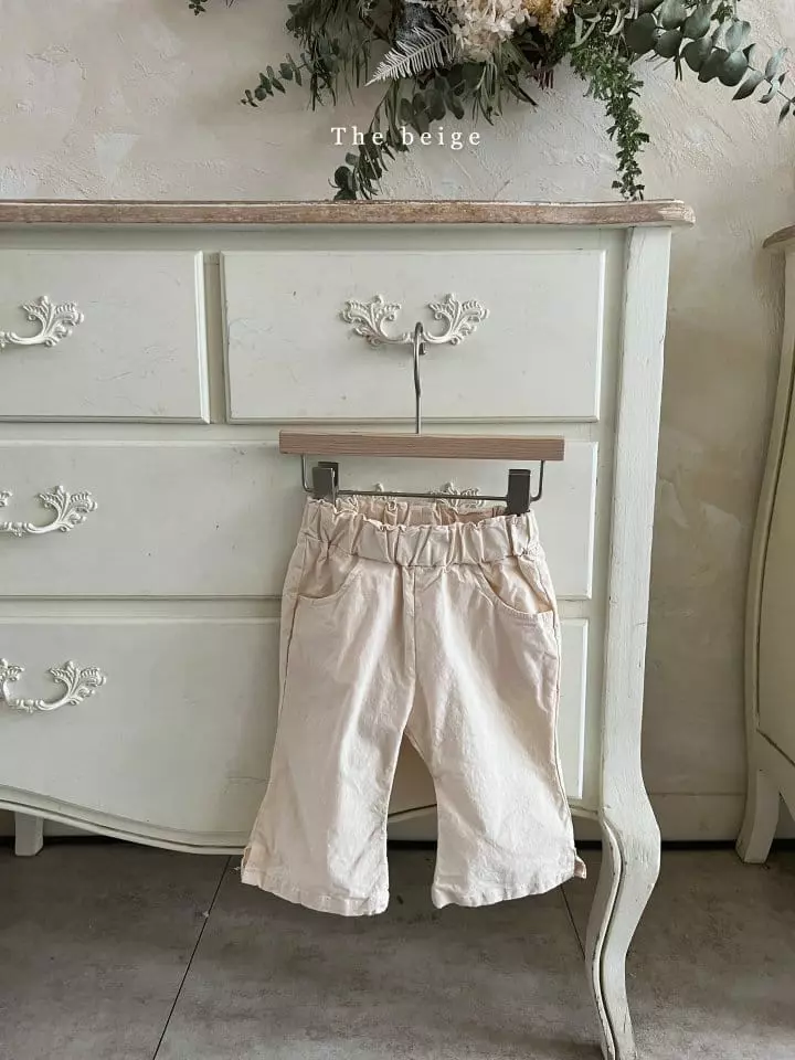 The Beige - Korean Children Fashion - #childofig - Capri Bootscut Pants - 2