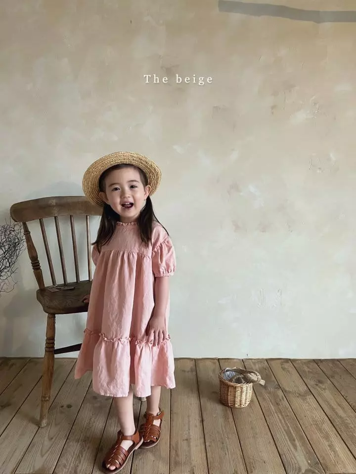 The Beige - Korean Children Fashion - #childofig - Puff Cancan One-piece - 10