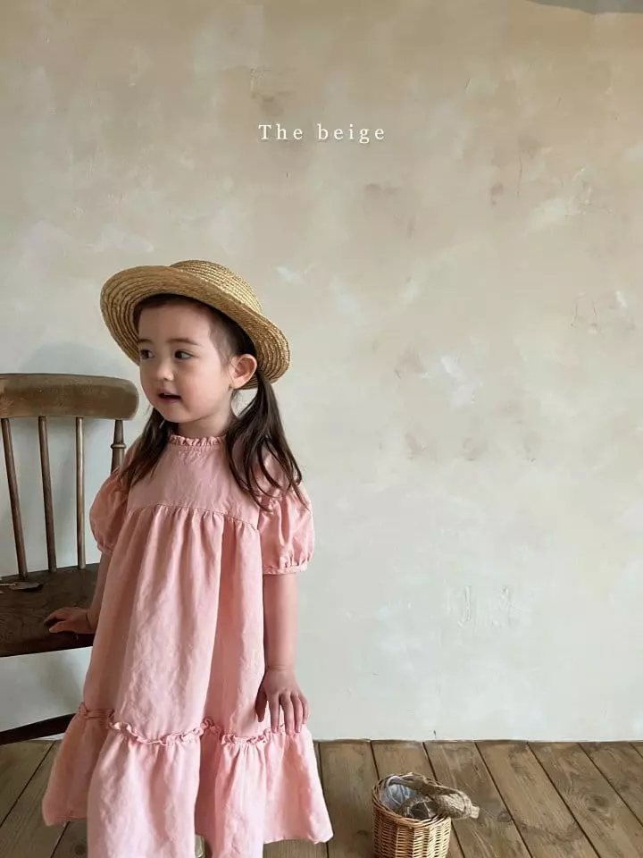 The Beige - Korean Children Fashion - #childofig - Puff Cancan One-piece - 9
