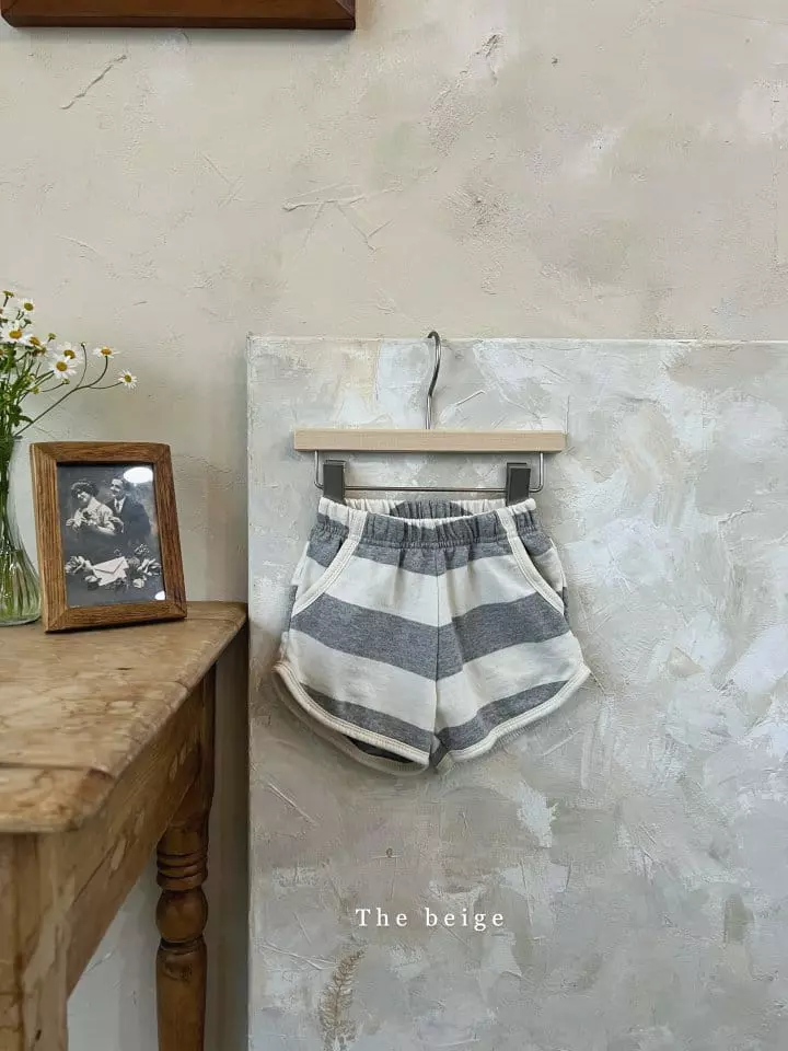 The Beige - Korean Children Fashion - #designkidswear - Stripes Shorts - 2