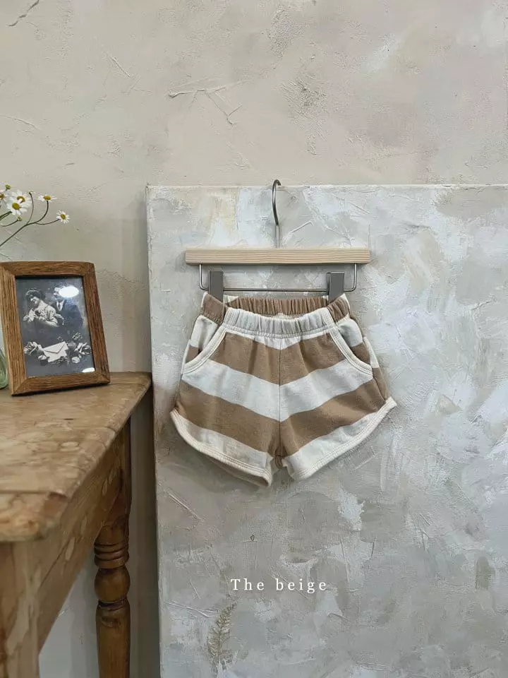 The Beige - Korean Children Fashion - #discoveringself - Stripes Shorts - 3
