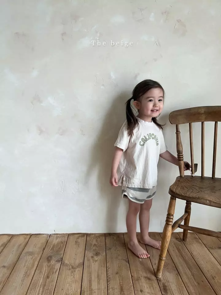 The Beige - Korean Children Fashion - #kidsshorts - Stripes Shorts - 5