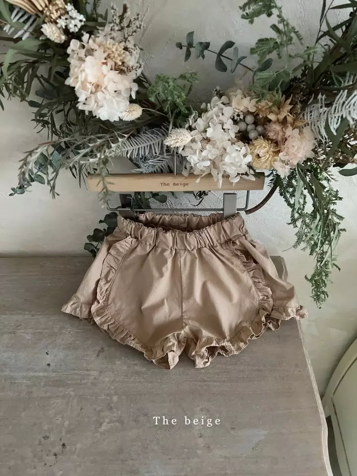 The Beige - Korean Children Fashion - #kidsshorts - Frill Shorts - 3