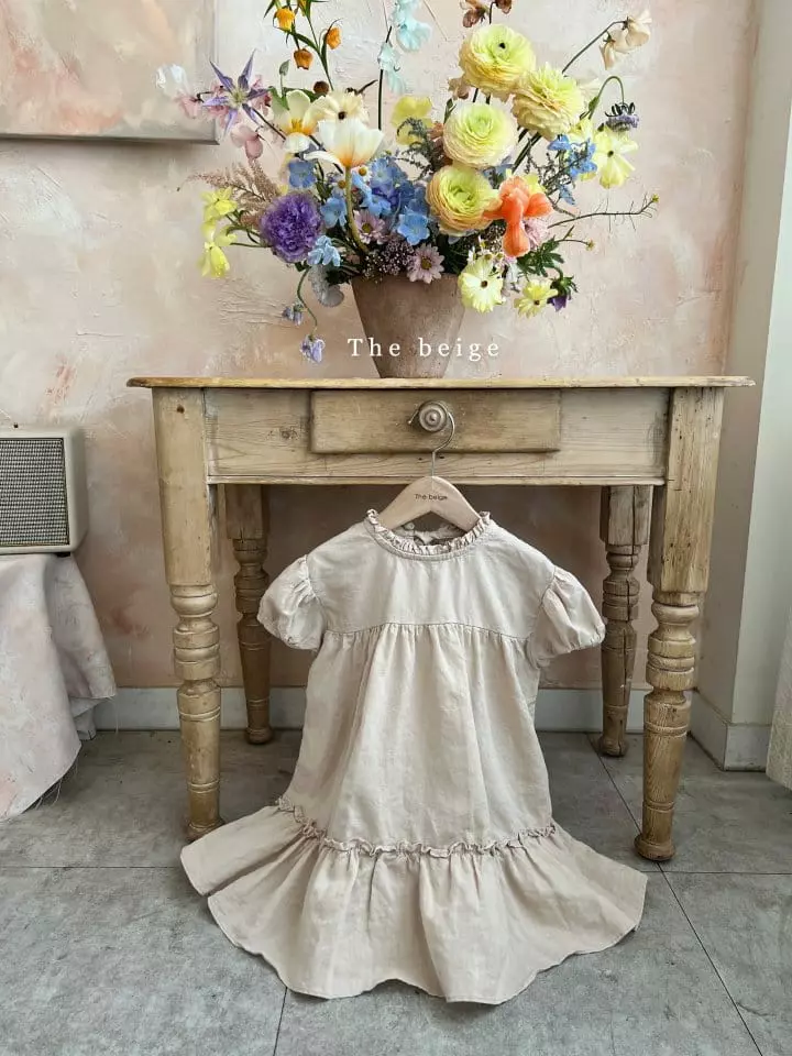 The Beige - Korean Children Fashion - #kidsshorts - Puff Cancan One-piece