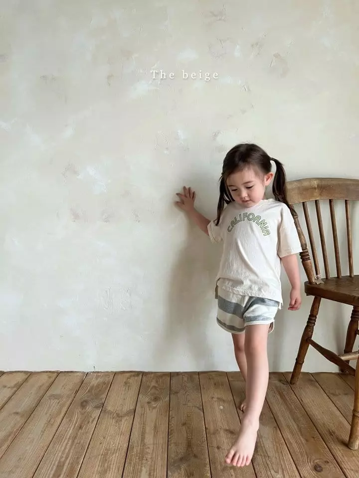 The Beige - Korean Children Fashion - #kidzfashiontrend - Stripes Shorts - 7