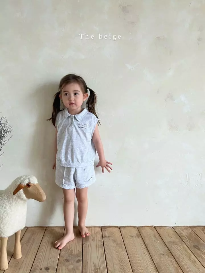 The Beige - Korean Children Fashion - #littlefashionista - Together Top Bottom Set - 3