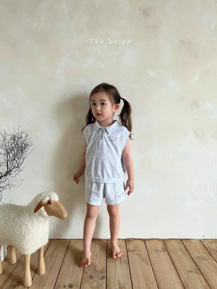 The Beige - Korean Children Fashion - #minifashionista - Together Top Bottom Set - 5