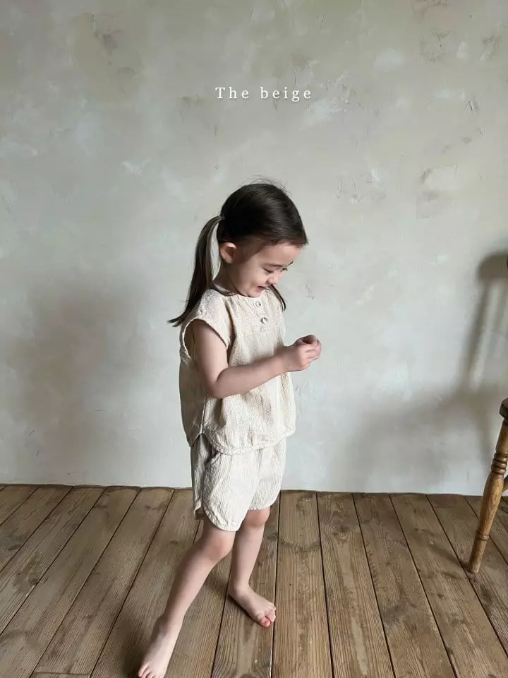 The Beige - Korean Children Fashion - #prettylittlegirls - Jijimi Top Bottom Set - 7