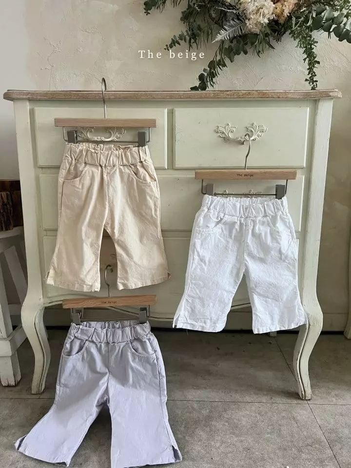 The Beige - Korean Children Fashion - #stylishchildhood - Capri Bootscut Pants