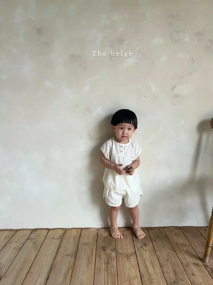 The Beige - Korean Children Fashion - #toddlerclothing - Jijimi Top Bottom Set - 9