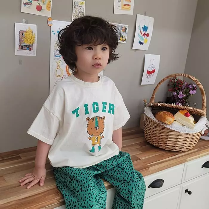 The Funny - Korean Children Fashion - #childofig - Tiger Tee - 12