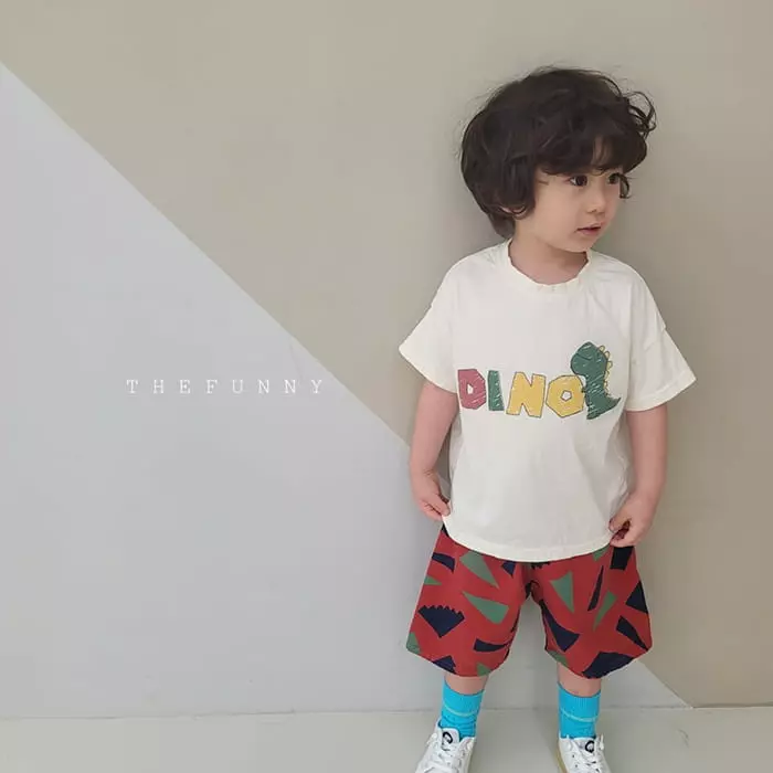 The Funny - Korean Children Fashion - #childofig - Dino Tee - 10