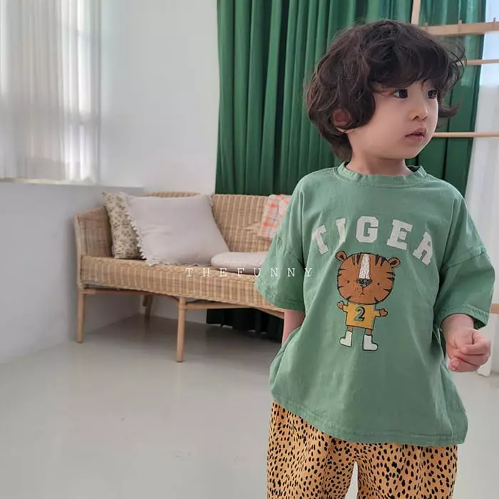 The Funny - Korean Children Fashion - #fashionkids - Tiger Tee - 2