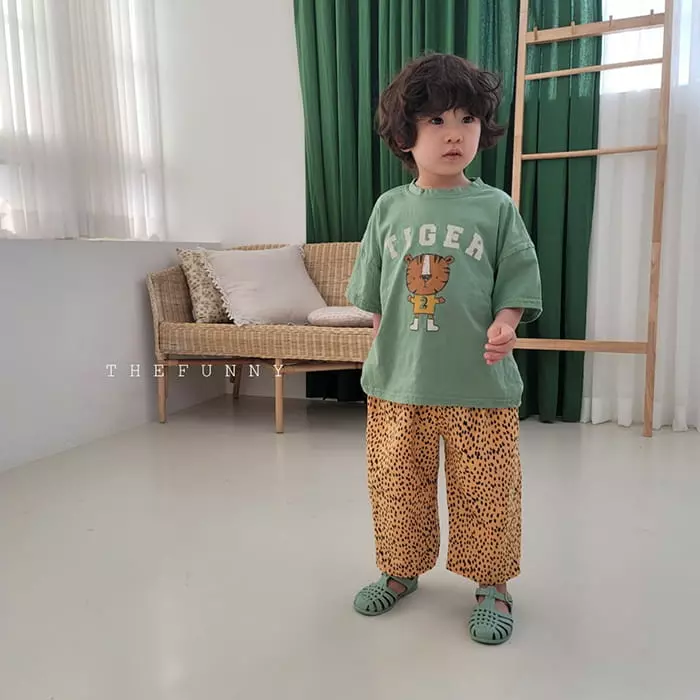 The Funny - Korean Children Fashion - #kidsshorts - Tiger Tee - 3