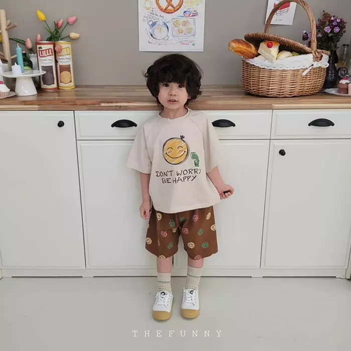 The Funny - Korean Children Fashion - #kidsshorts - Happy Tee - 11